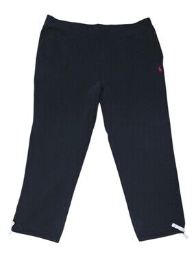 Polo Ralph Lauren Heavyweight Sweatpants Black with Red Pony Men's XL